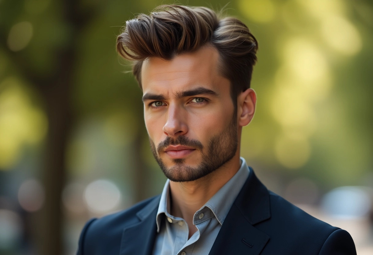 homme cheveux fins